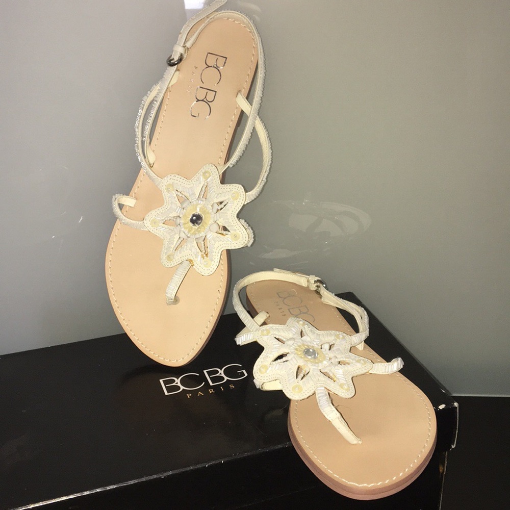 BCBG Paris Gelvedere beaded sandal